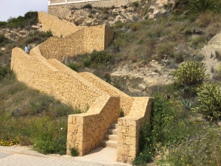 84 steps to the top of the cliff!